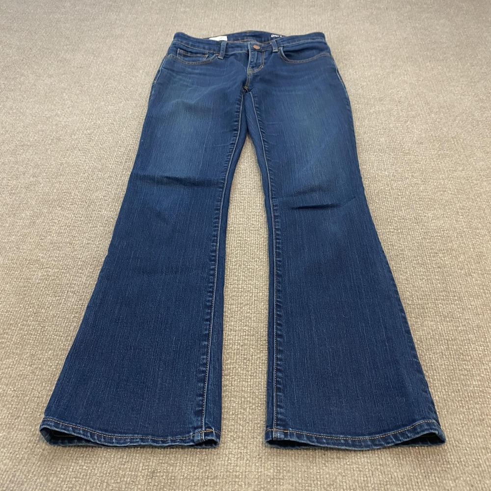 Gap 1969 Sexy Boot Jeans Womens 26 S Blue Med Wash Low Rise Stretch Denim